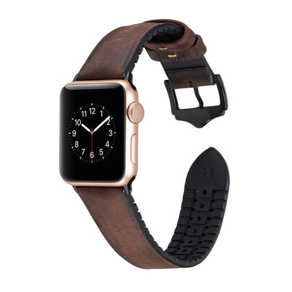 Rigtigt fantastisk Apple Watch Series 4 44mm Kunstlæder Rem - Brun#serie_4