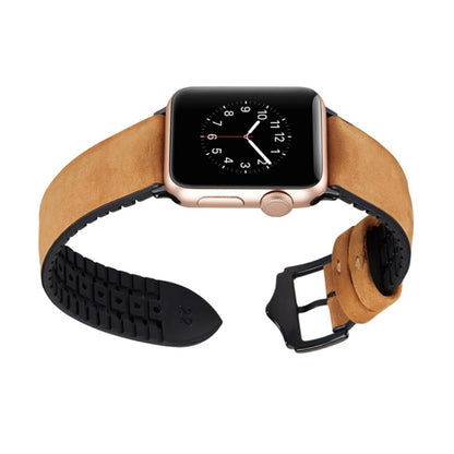 Rigtigt fantastisk Apple Watch Series 4 44mm Kunstlæder Rem - Brun#serie_5
