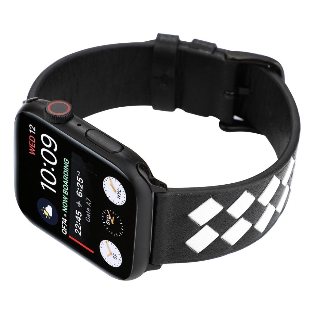 Vildt fantastisk Apple Watch Series 4 44mm Ægte læder Rem - Hvid#serie_4