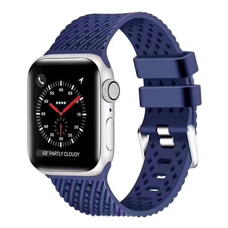 Vildt skøn Apple Watch Series 5 40mm Silikone Rem - Blå#serie_7