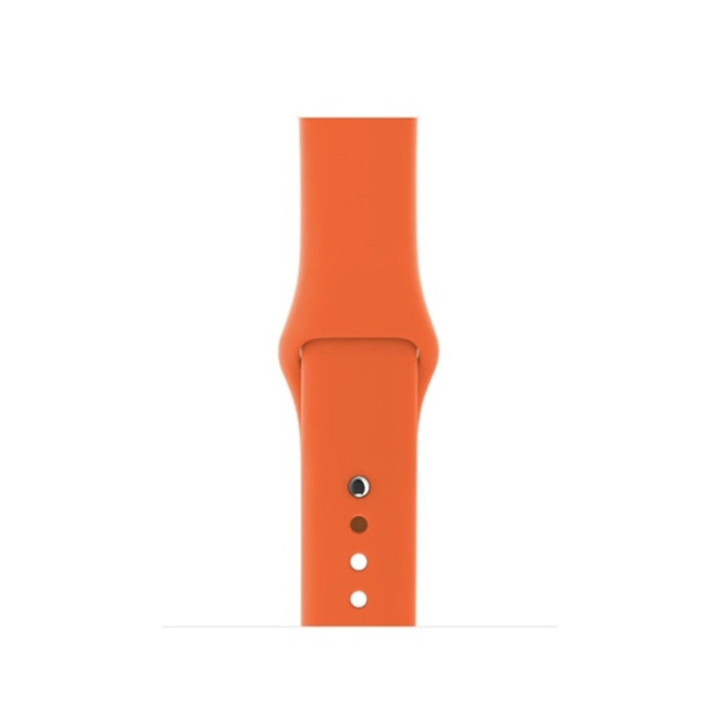  Apple Watch Series 5 44mm / Apple Watch 40mm Silikone Rem - Orange#serie_11