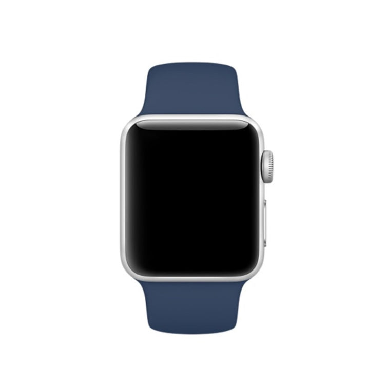  Apple Watch Series 5 44mm / Apple Watch 40mm Silikone Rem - Blå#serie_19