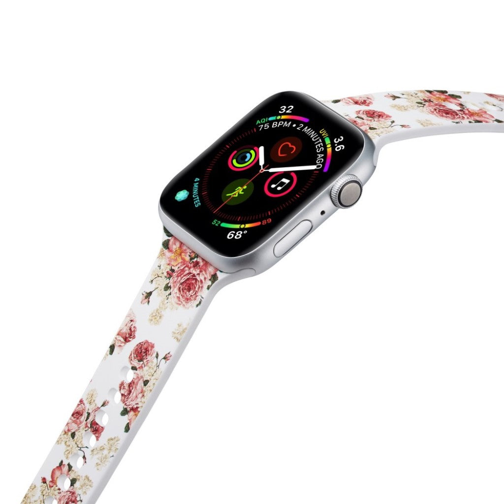 Super fantastisk Apple Watch Series 5 40mm Silikone Rem - Flerfarvet#serie_1