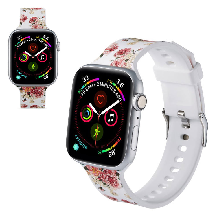 Super fantastisk Apple Watch Series 5 40mm Silikone Rem - Flerfarvet#serie_1