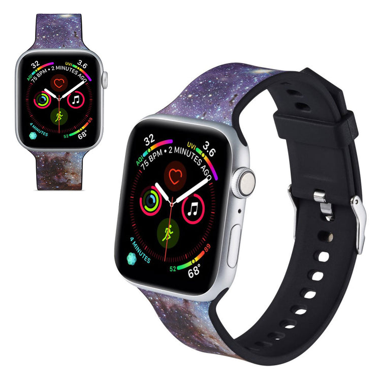 Super fantastisk Apple Watch Series 5 40mm Silikone Rem - Flerfarvet#serie_11