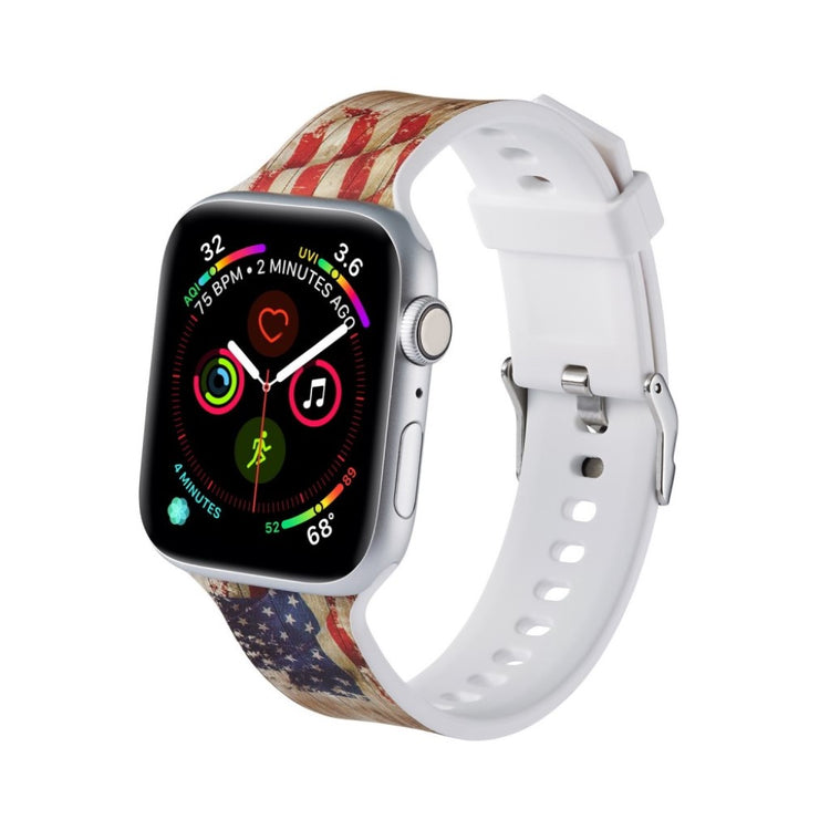 Super fantastisk Apple Watch Series 5 40mm Silikone Rem - Flerfarvet#serie_12