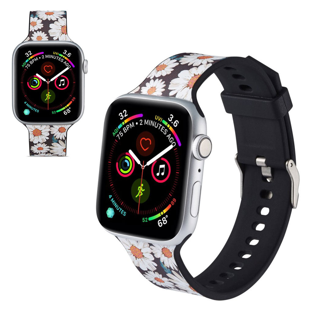 Super fantastisk Apple Watch Series 5 40mm Silikone Rem - Flerfarvet#serie_13