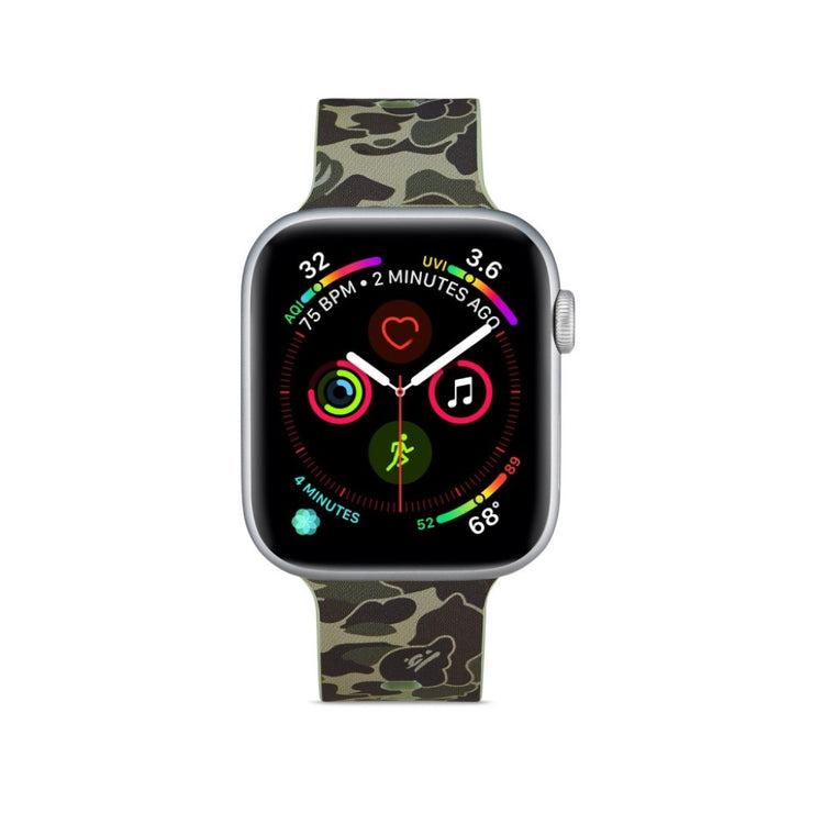 Super fantastisk Apple Watch Series 5 40mm Silikone Rem - Grøn#serie_15