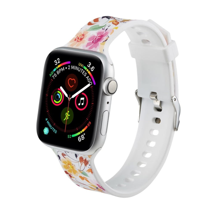 Super fantastisk Apple Watch Series 5 40mm Silikone Rem - Flerfarvet#serie_17