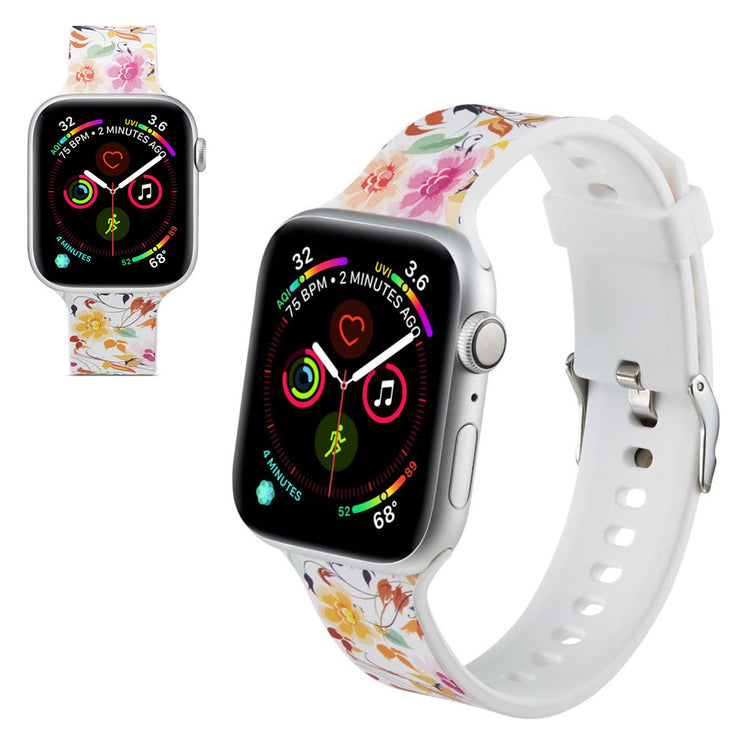 Super fantastisk Apple Watch Series 5 40mm Silikone Rem - Flerfarvet#serie_17