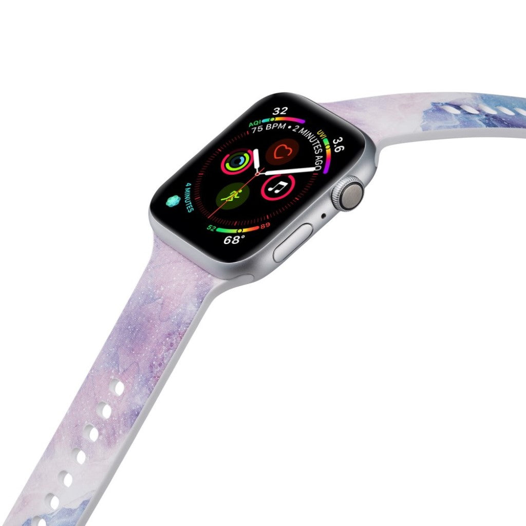 Super fantastisk Apple Watch Series 5 40mm Silikone Rem - Lilla#serie_4