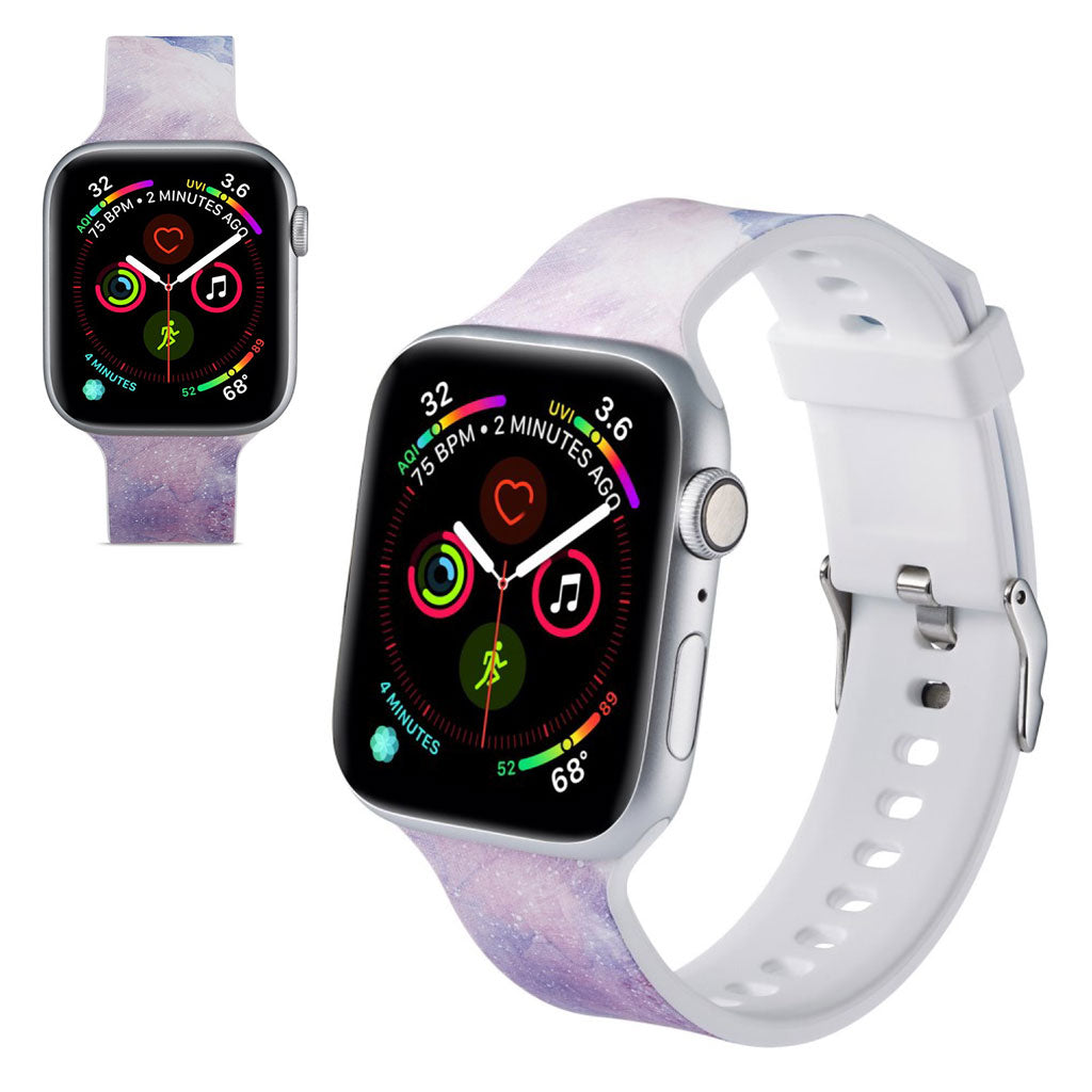 Super fantastisk Apple Watch Series 5 40mm Silikone Rem - Lilla#serie_4