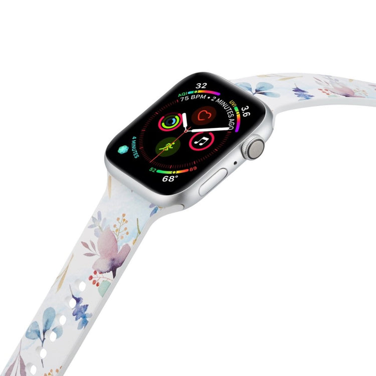 Super fantastisk Apple Watch Series 5 40mm Silikone Rem - Flerfarvet#serie_7