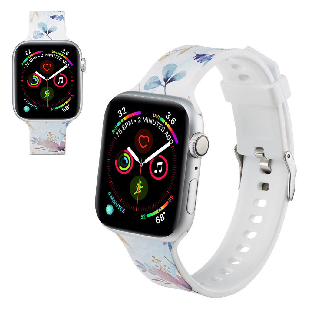 Super fantastisk Apple Watch Series 5 40mm Silikone Rem - Flerfarvet#serie_7