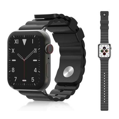Nydelig Universal Apple Silikone Rem - Sort#serie_1
