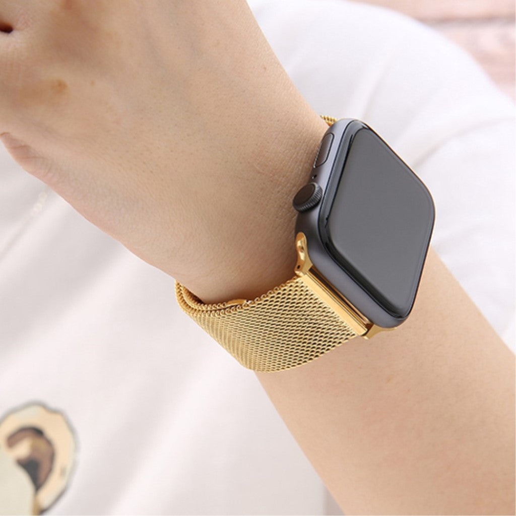 Flot Apple Watch Series 5 44mm / Apple Watch 44mm Metal Rem - Guld#serie_4