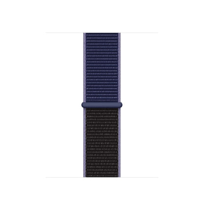 Fint Apple Watch Series 5 44mm Nylon Rem - Blå#serie_1