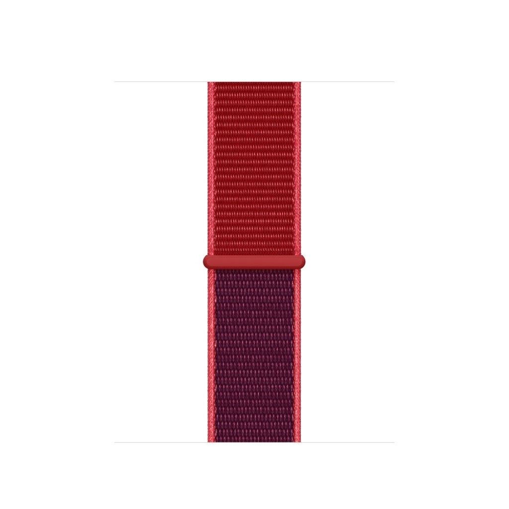 Fint Apple Watch Series 5 44mm Nylon Rem - Rød#serie_3