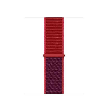 Fint Apple Watch Series 5 44mm Nylon Rem - Rød#serie_3
