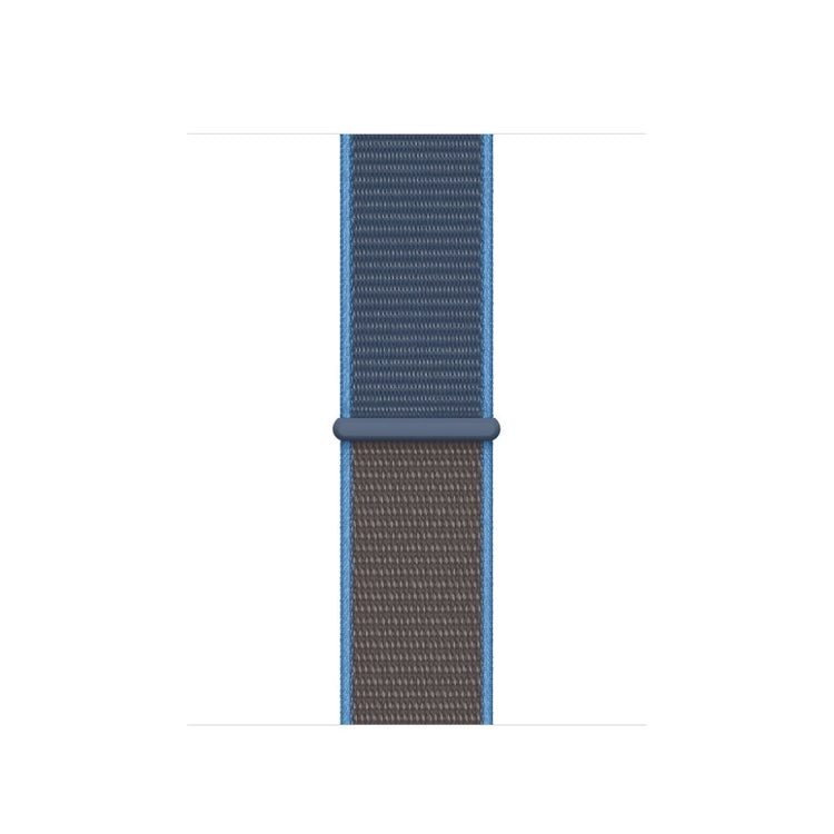 Fint Apple Watch Series 5 44mm Nylon Rem - Blå#serie_6