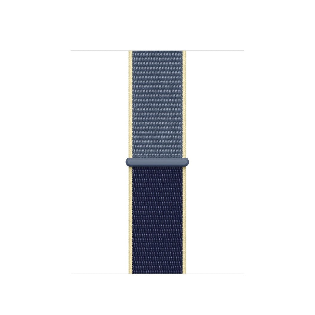 Fint Apple Watch Series 5 44mm Nylon Rem - Blå#serie_9