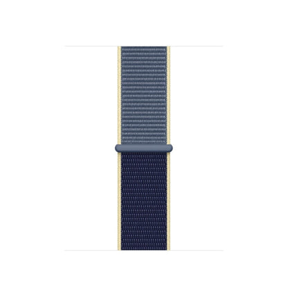 Fint Apple Watch Series 5 44mm Nylon Rem - Blå#serie_9