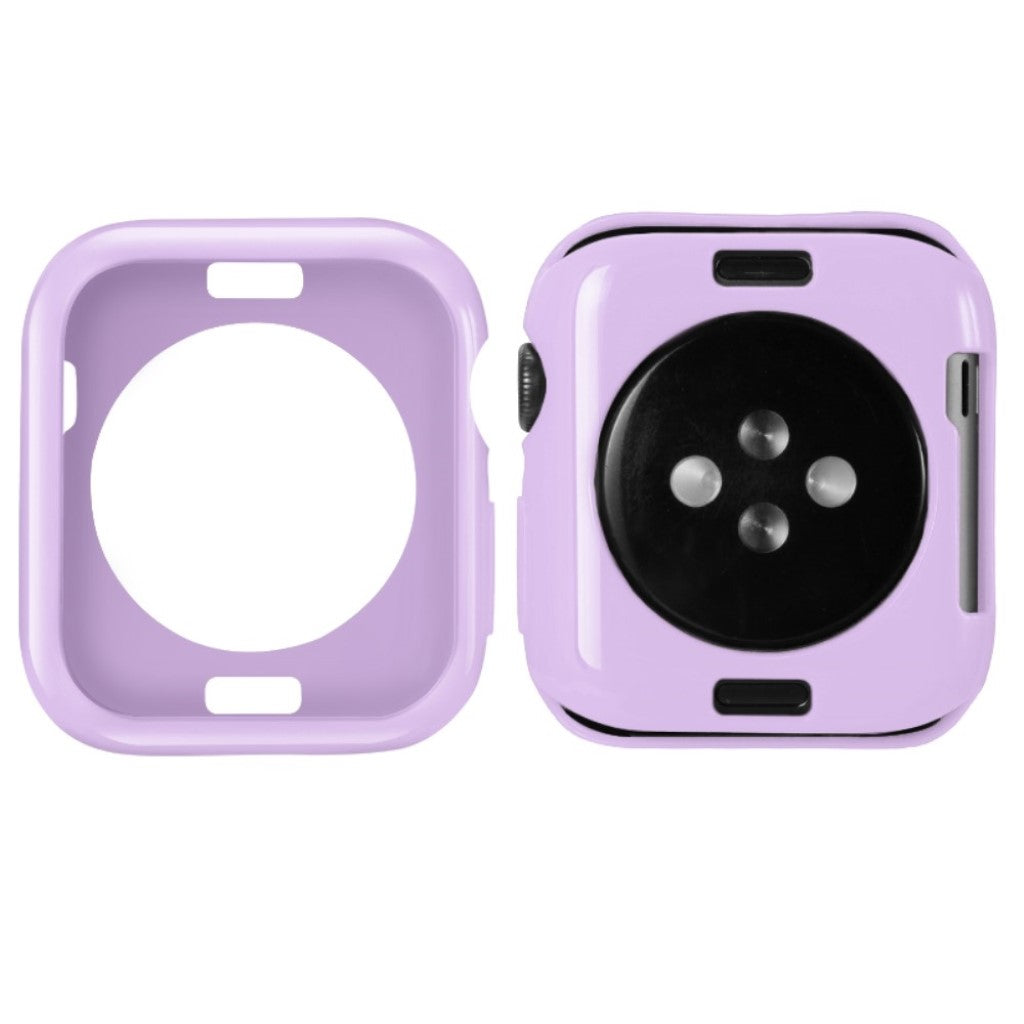 Mega Godt Apple Watch Series 5 44mm Silikone Cover - Lilla#serie_10