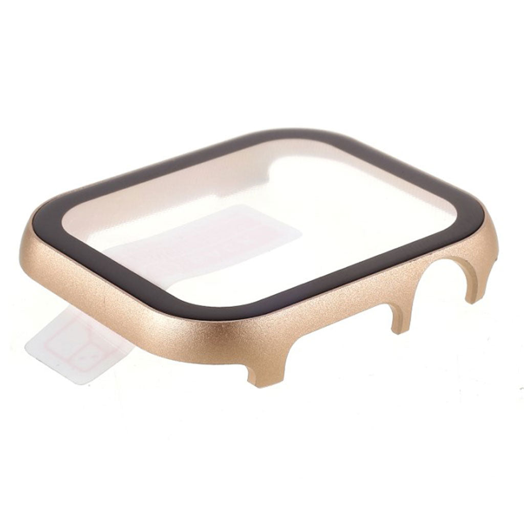 Meget Godt Universal Apple Silikone og Glas Cover - Guld#serie_4