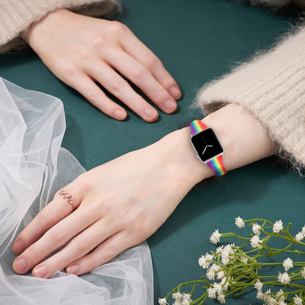 Vildt nydelig Universal Apple Ægte læder Rem - Gennemsigtig#serie_4