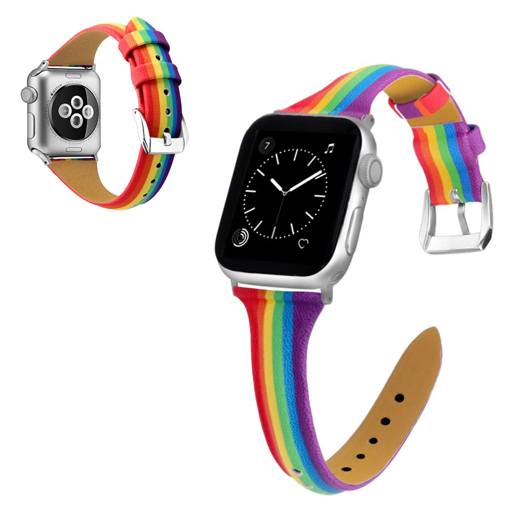 Vildt nydelig Universal Apple Ægte læder Rem - Gennemsigtig#serie_4