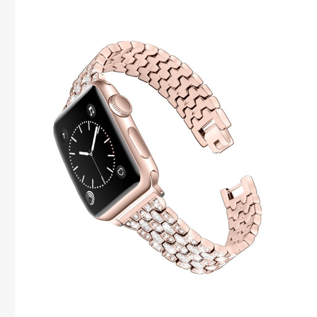Vildt hårdfør Universal Apple Metal og Rhinsten Rem - Pink#serie_1