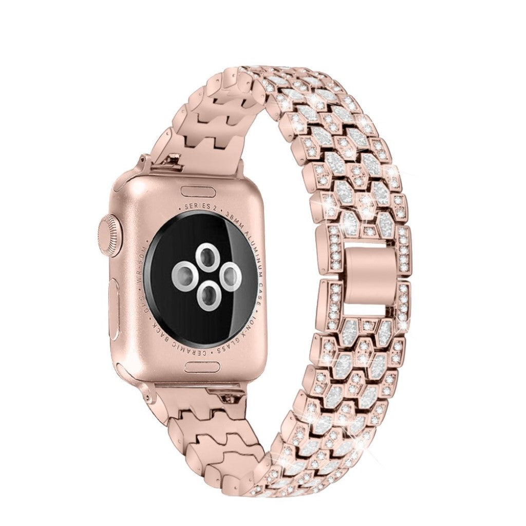 Vildt hårdfør Universal Apple Metal og Rhinsten Rem - Pink#serie_1