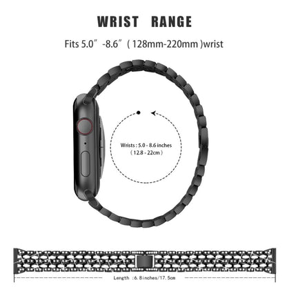 Vildt hårdfør Universal Apple Metal og Rhinsten Rem - Sort#serie_2