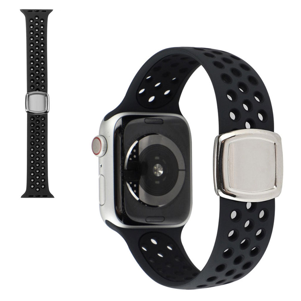 Vildt skøn Universal Apple Silikone Rem - Sort#serie_1