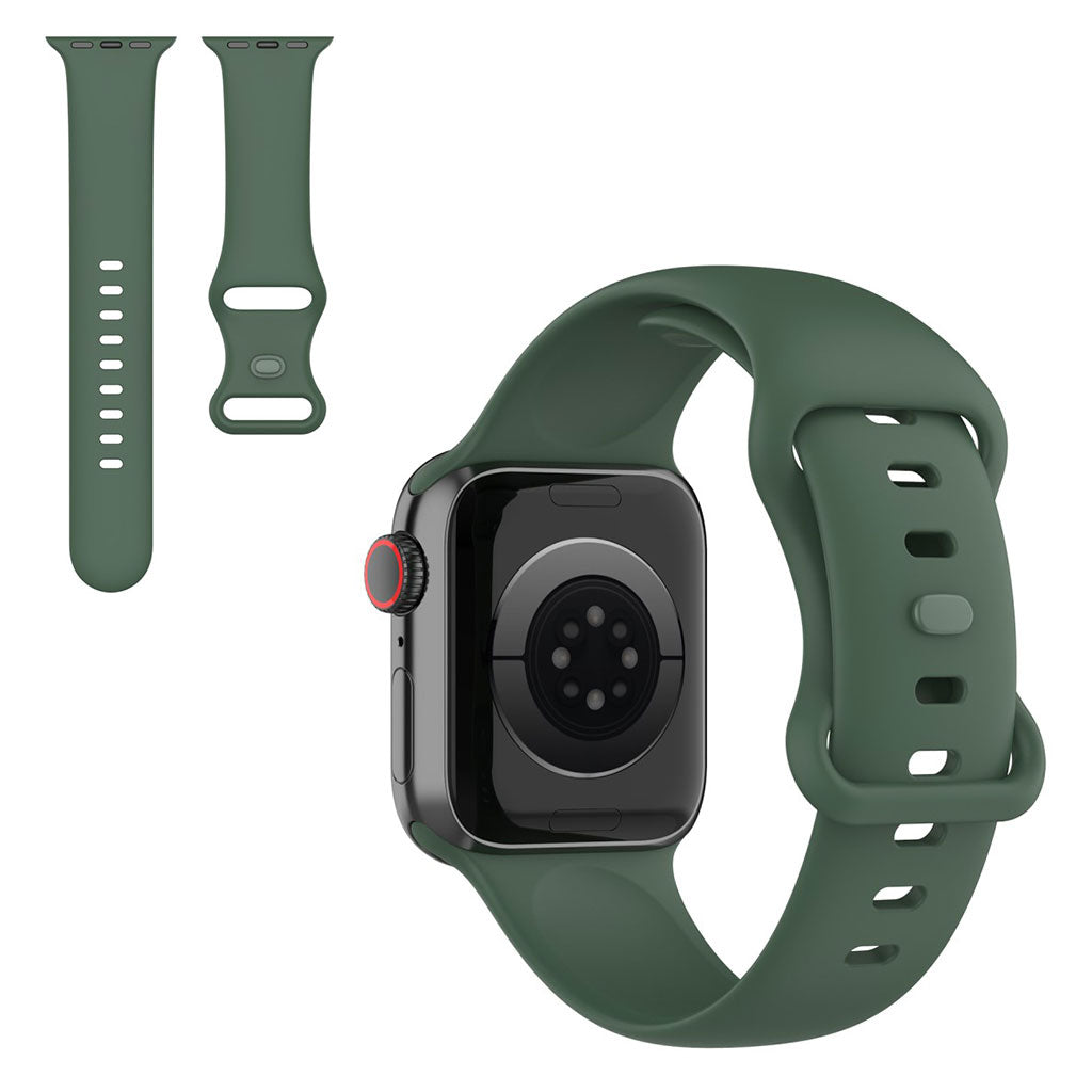 Skøn Universal Apple Silikone Rem - Størrelse: S - Grøn#serie_2