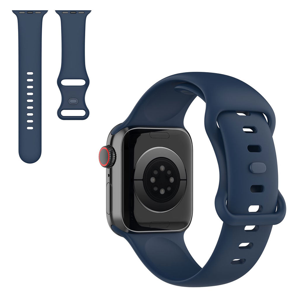 Skøn Universal Apple Silikone Rem - Størrelse: S - Blå#serie_4