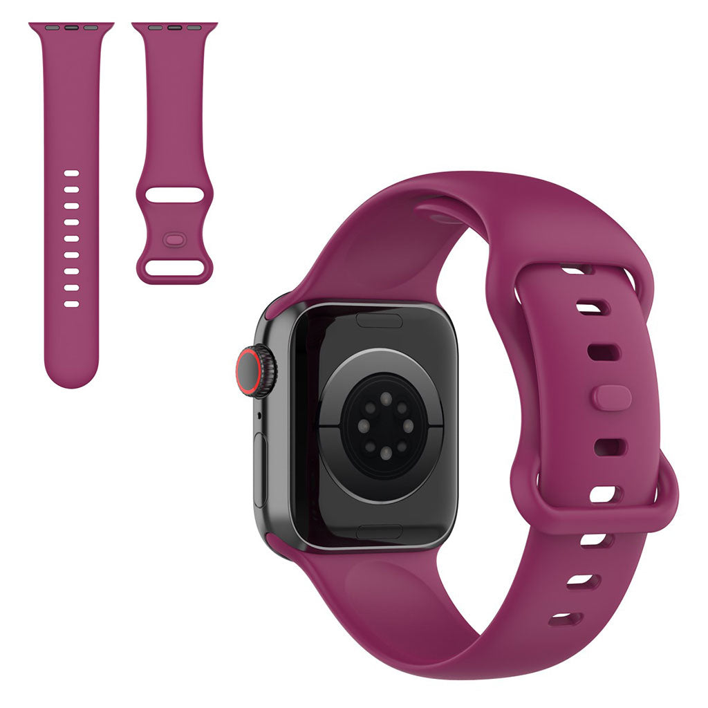 Skøn Universal Apple Silikone Rem - Størrelse: S - Rød#serie_5