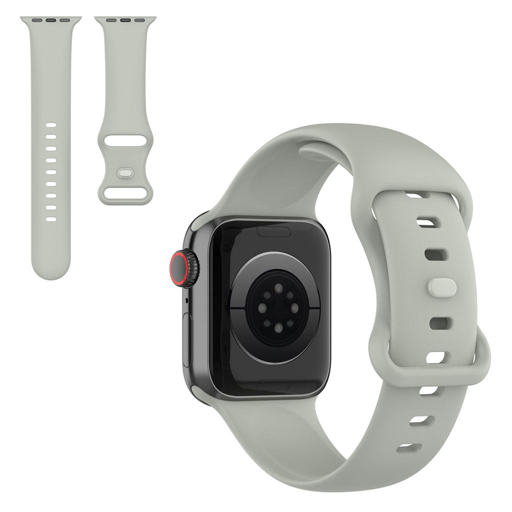 Skøn Universal Apple Silikone Rem - Størrelse: S - Sølv#serie_9
