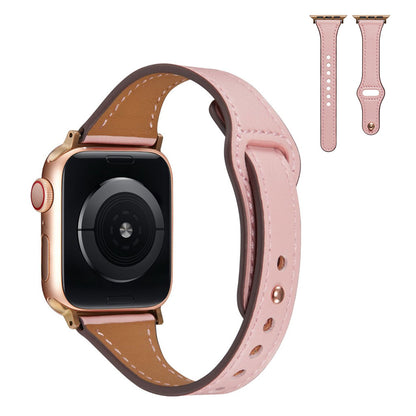 Meget godt Universal Apple Ægte læder Rem - Pink#serie_6