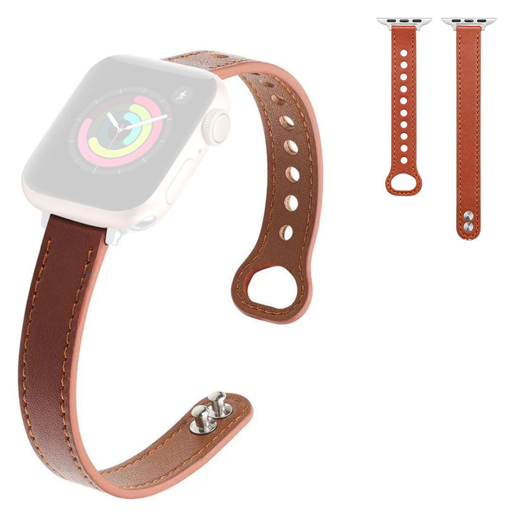 Helt vildt kønt Universal Apple Kunstlæder Rem - Brun#serie_6