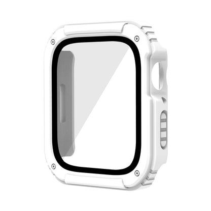 Rigtigt Fed Universal Apple Cover med Skærmbeskytter i Plastik og Hærdet Glas - Hvid#serie_2