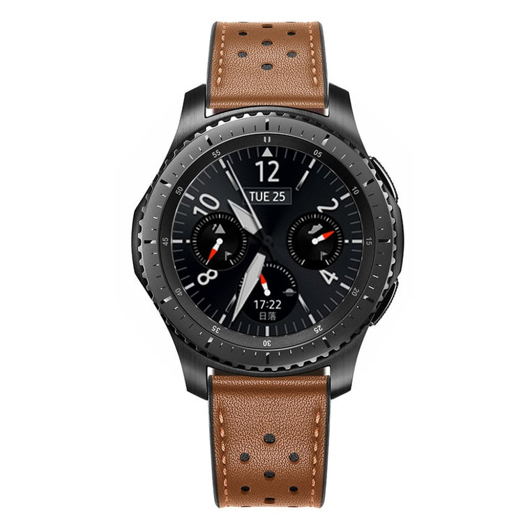  Samsung Gear S3 / Samsung Gear S3 Frontier Ægte læder Rem - Brun#serie_4