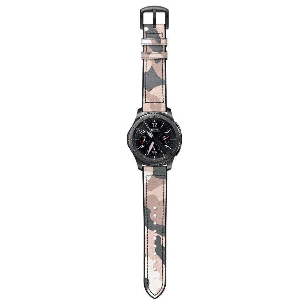  Samsung Gear S3 / Samsung Gear S3 Frontier Ægte læder Rem - Pink#serie_2