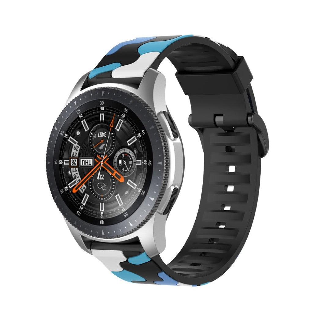  Samsung Galaxy Watch 3 (45mm) / Samsung Galaxy Watch (46mm) Silikone Rem - Blå#serie_6