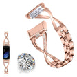 Molto Elegante Samsung Gear Fit2 Metallo E Strass Cinturino