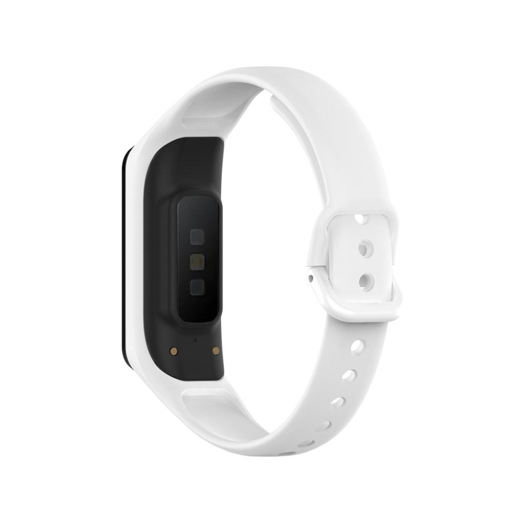 Vildt flot Samsung Gear Fit2 Silikone Rem - Hvid#serie_2