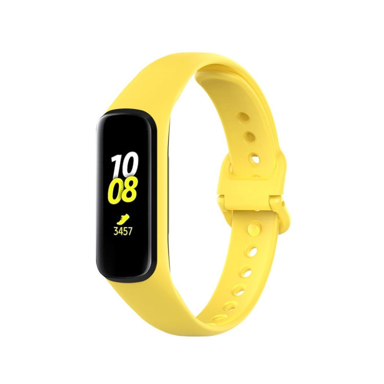 Vildt flot Samsung Gear Fit2 Silikone Rem - Gul#serie_5