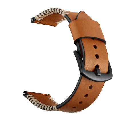Meget fantastisk Samsung Galaxy Watch (46mm) Ægte læder Rem - Brun#serie_2