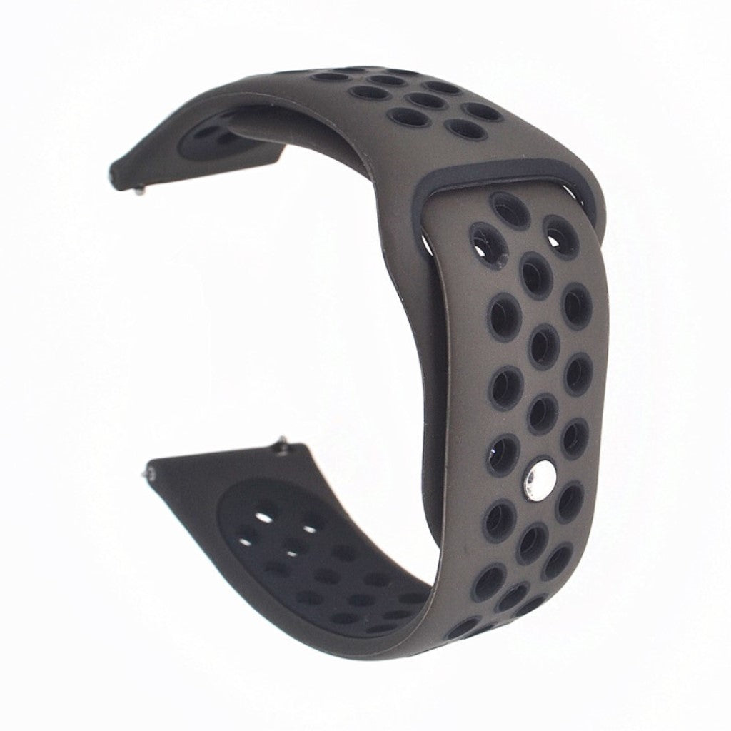 Super pænt Samsung Galaxy Watch Active Silikone Rem - Sort#serie_18