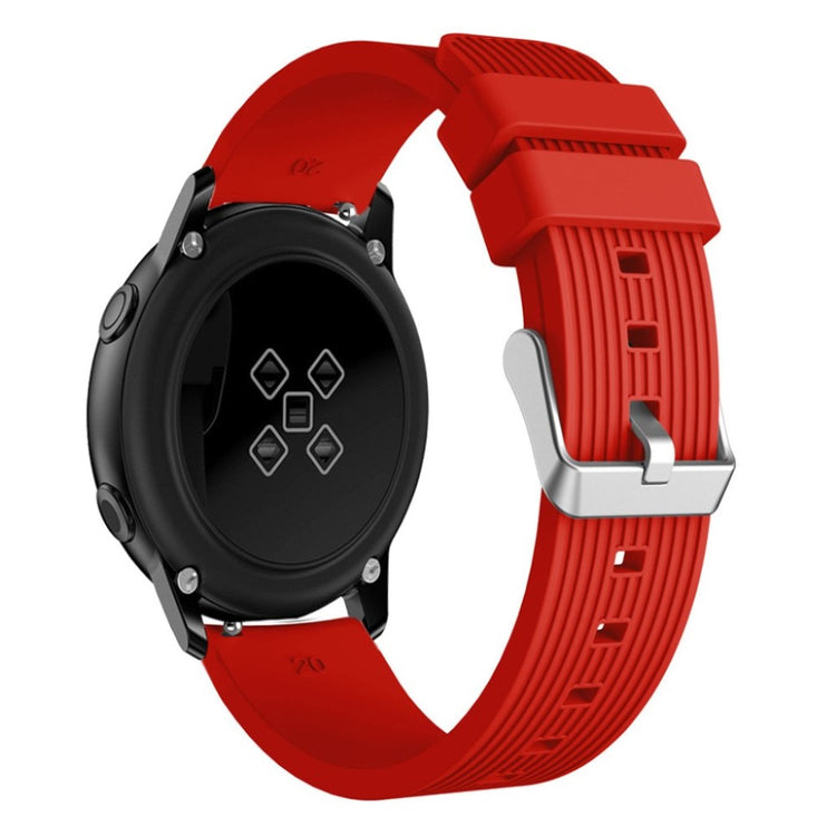 Meget nydelig Samsung Galaxy Watch Active Silikone Rem - Rød#serie_4